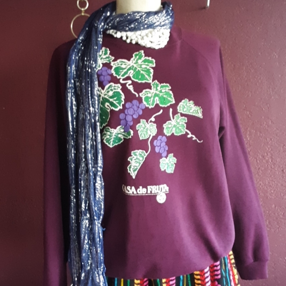 Casa de Fruta Grape Picker Sweatshirt - Picture 2 of 3